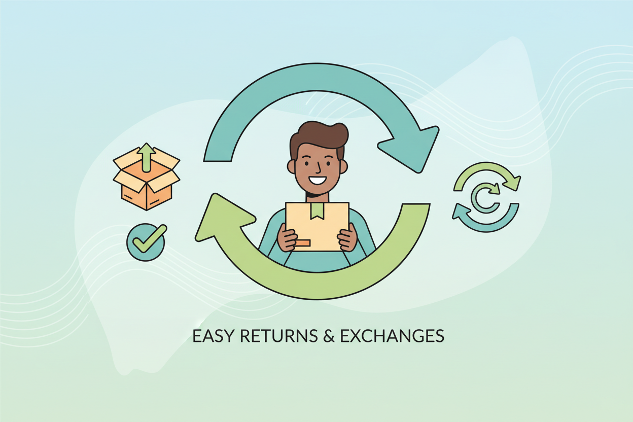 إرجاع واستبدال بسهولة.